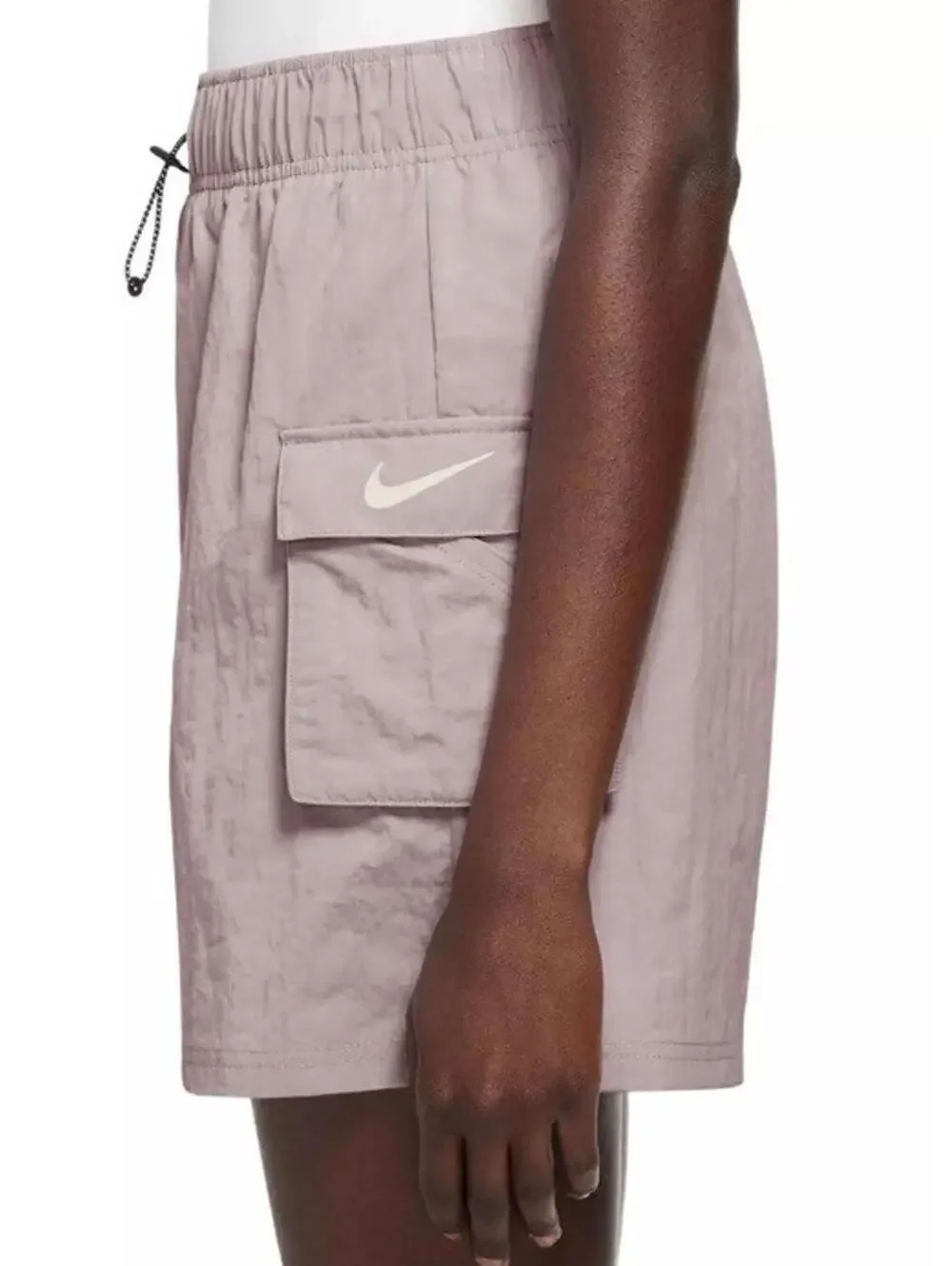 Nike Women’s Loose Fit Woven Cargo Shorts DM6247-019 Platinum Violet Size XS